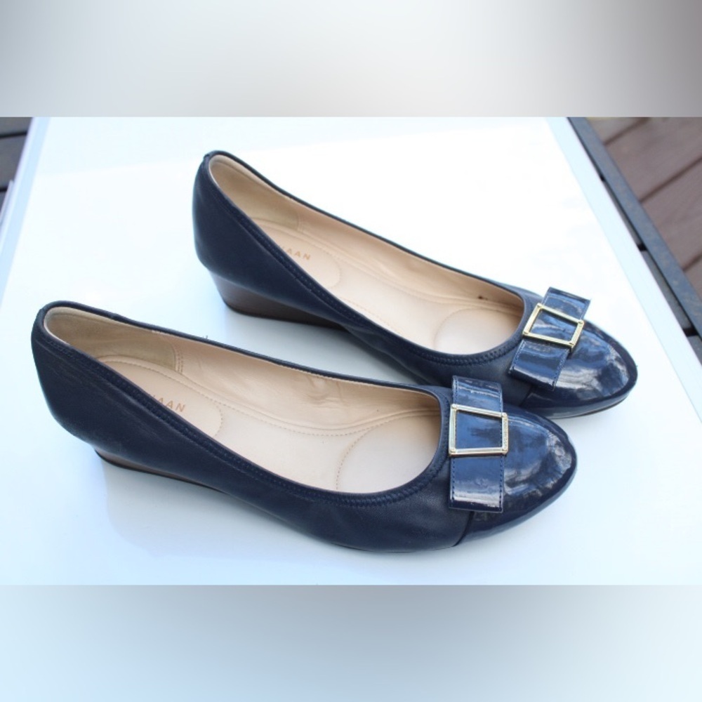 Cole Haan Emory bow wedges